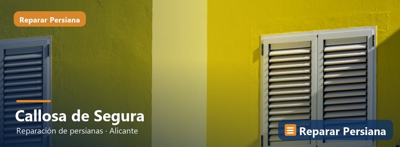 Reparación de persianas en Callosa de Segura, Reparar Persiana