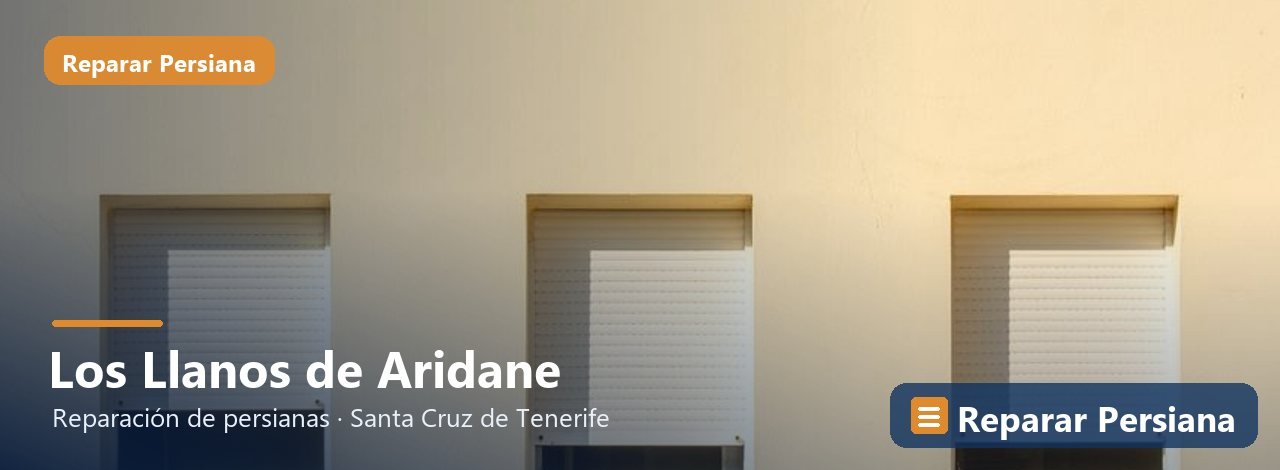 Reparación de persianas en Los Llanos de Aridane, Reparar Persiana