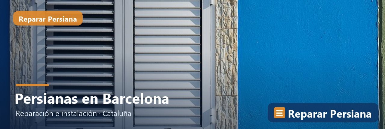 Reparación de persianas en la provincia de Barcelona